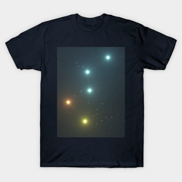 Cassiopeia Constellation T-Shirt by Javisolarte